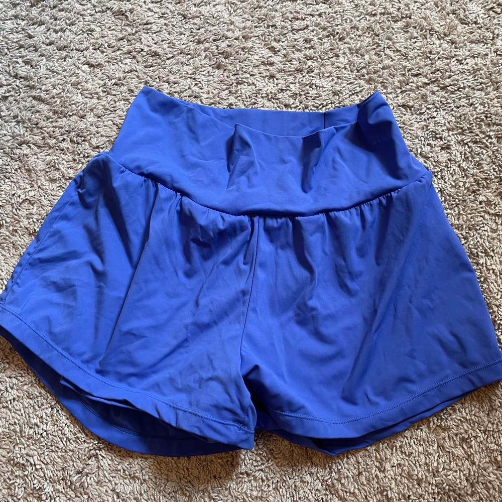 Blue halara athletic shorts